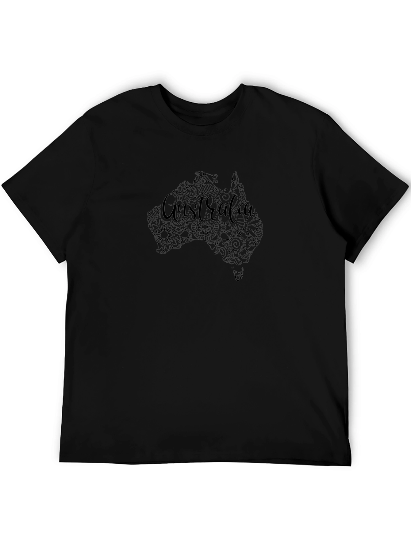 Camiseta Negra Australia Floral