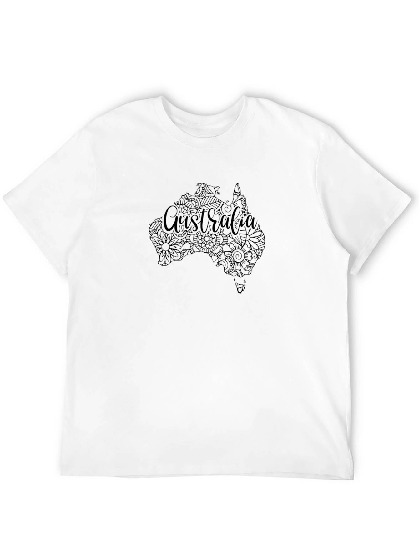 Camiseta Negra Australia Floral