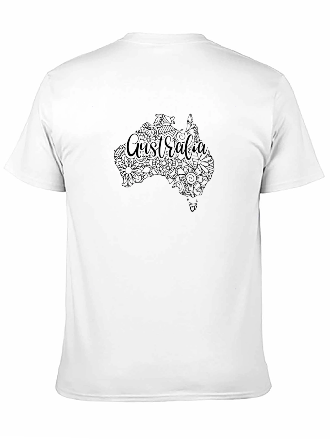 Camiseta Negra Australia Floral