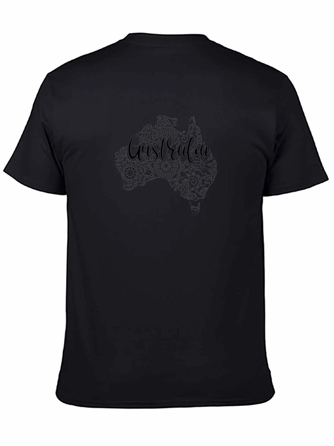 Camiseta Negra Australia Floral