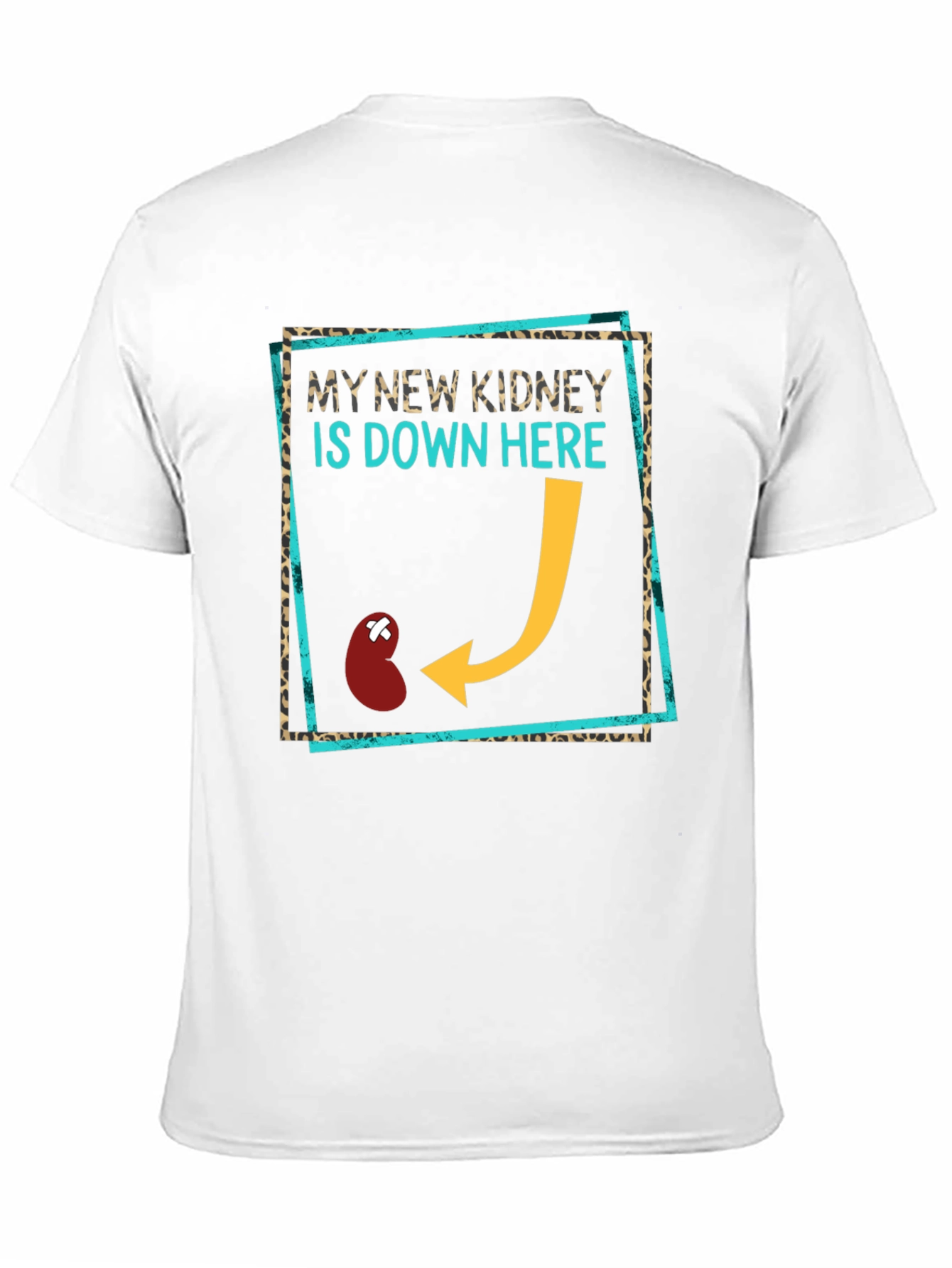 Camiseta Divertida Trasplante Riñón - Mi Nuevo Riñón