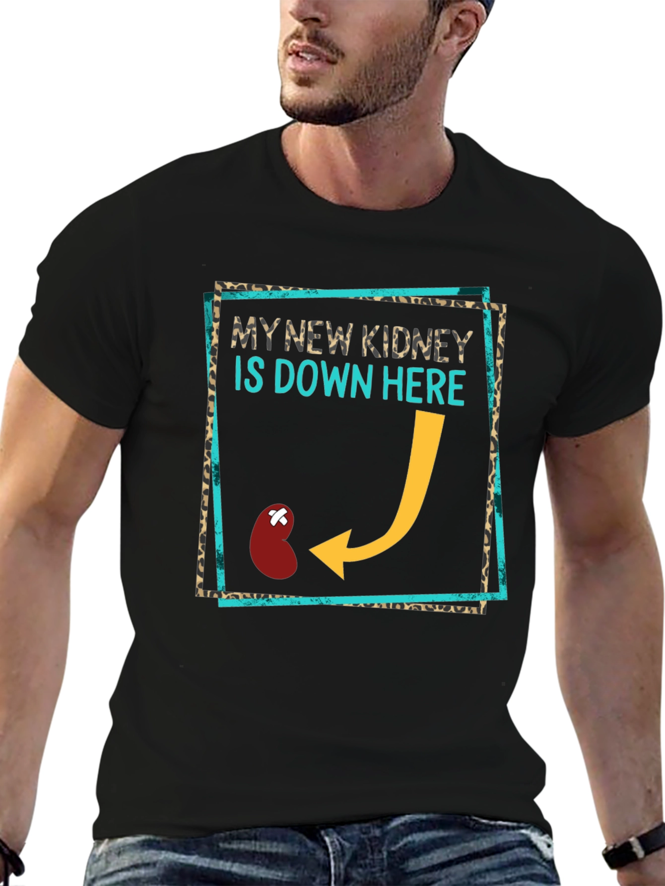 Camiseta Divertida Trasplante Riñón - Mi Nuevo Riñón