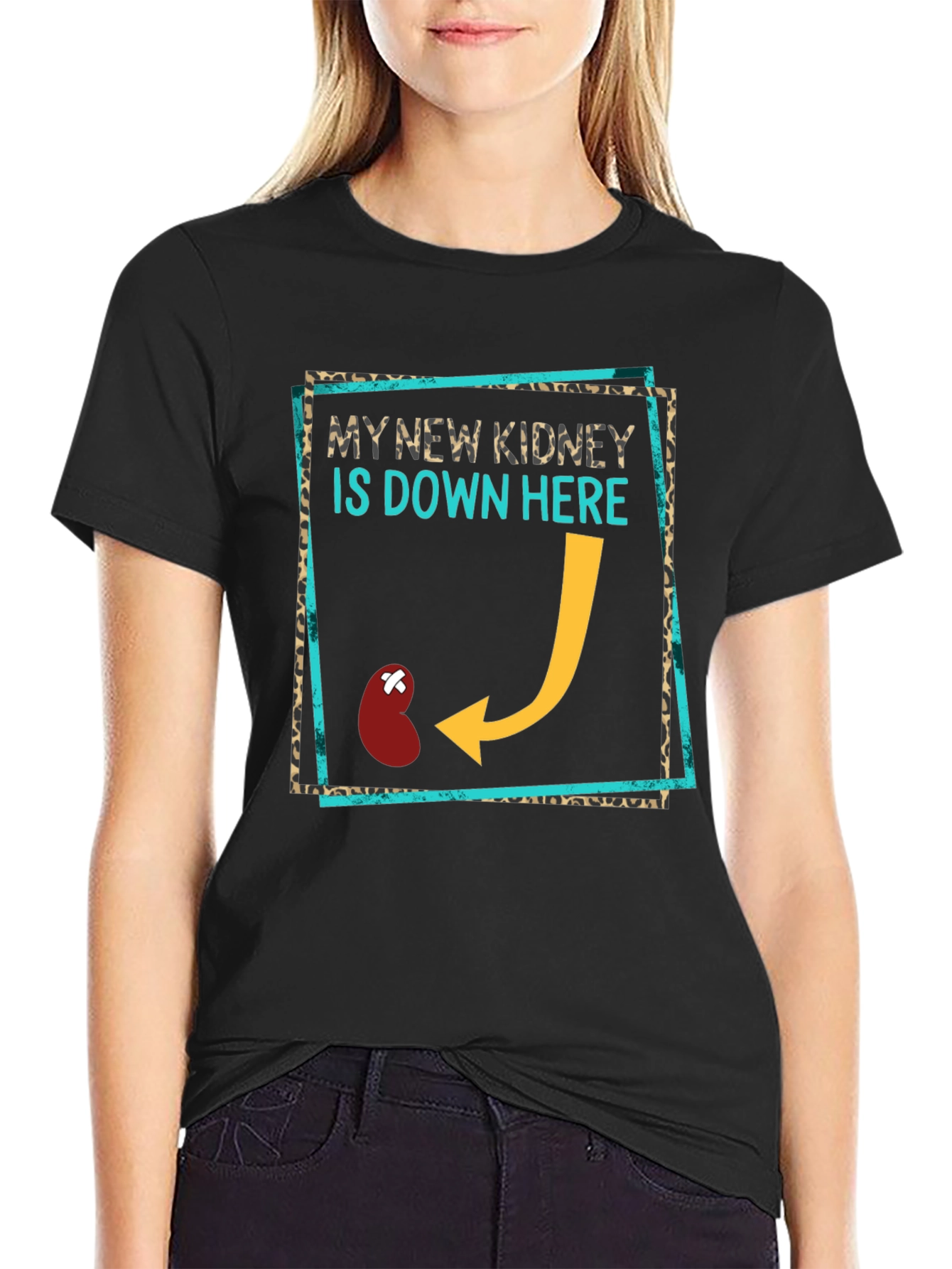 Camiseta Divertida Trasplante Riñón - Mi Nuevo Riñón