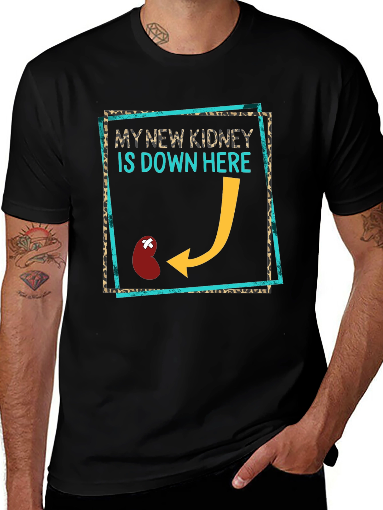 Camiseta Divertida Trasplante Riñón - Mi Nuevo Riñón