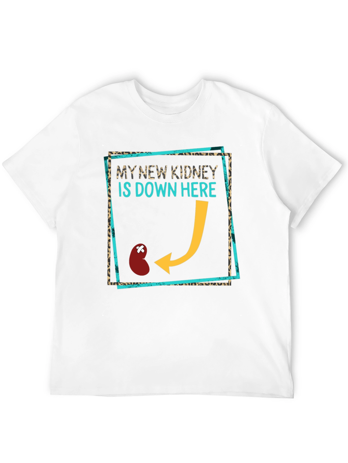 Camiseta Divertida Trasplante Riñón - Mi Nuevo Riñón