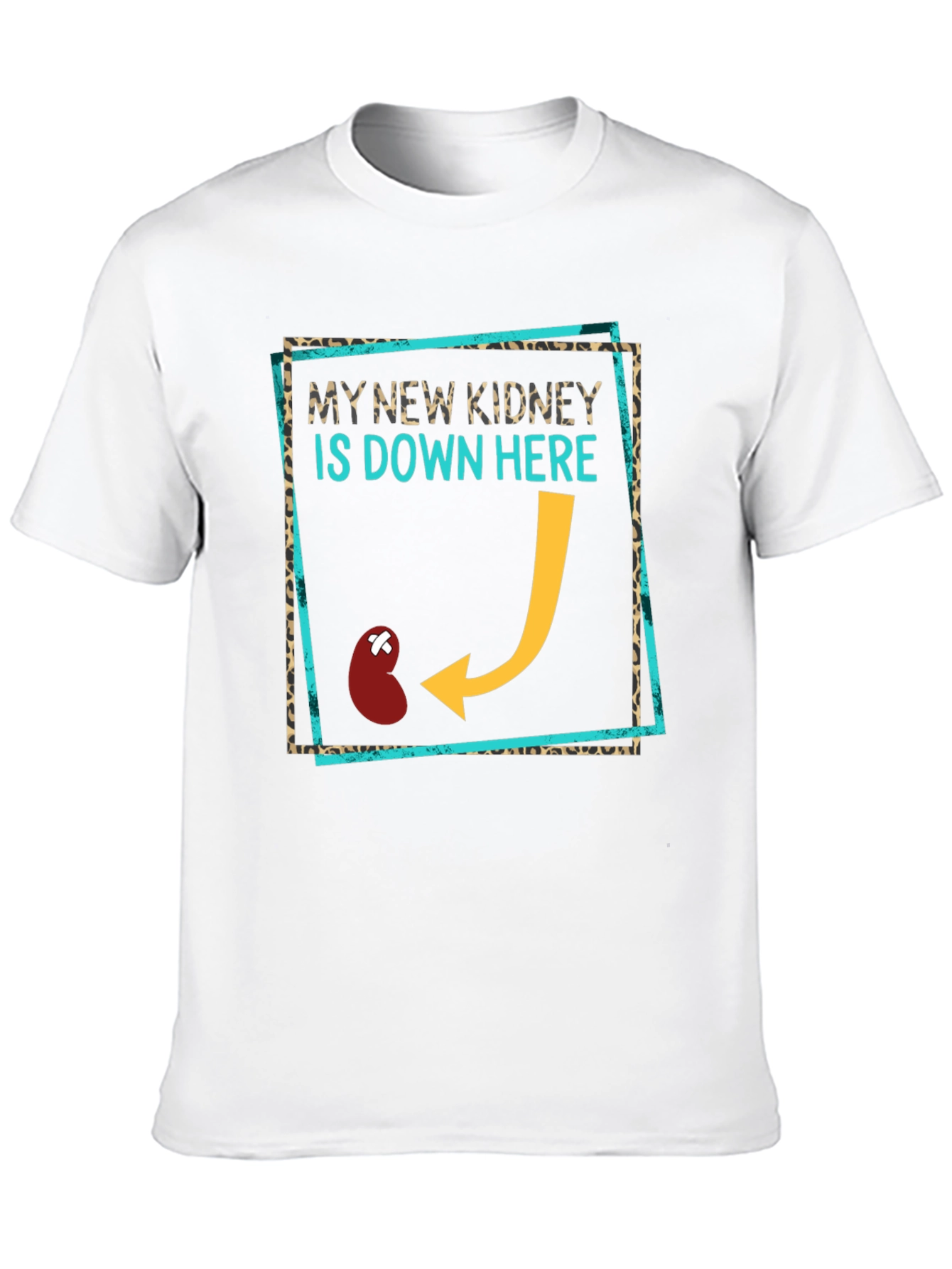 Camiseta Divertida Trasplante Riñón - Mi Nuevo Riñón