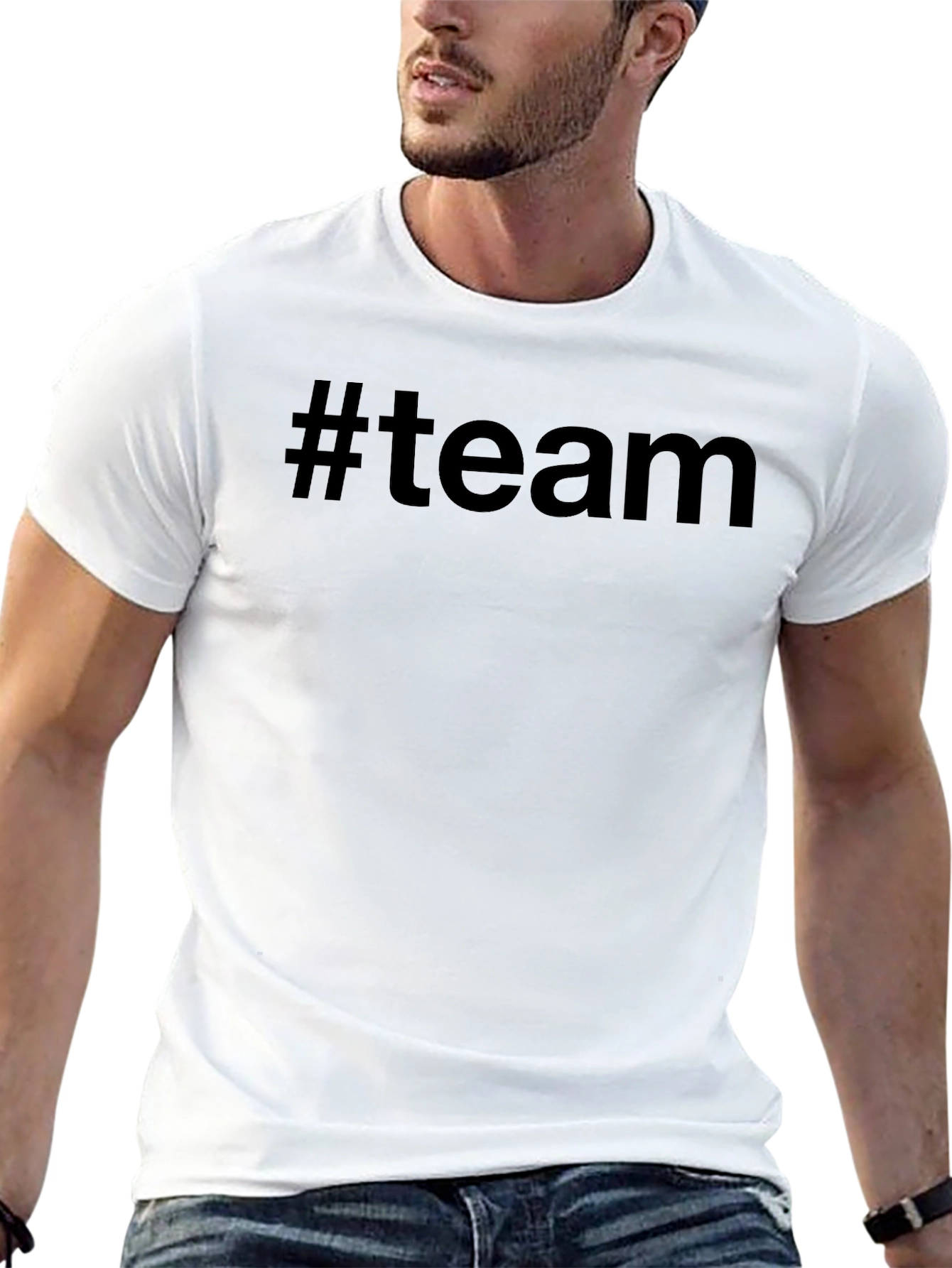 Camiseta Negra #team