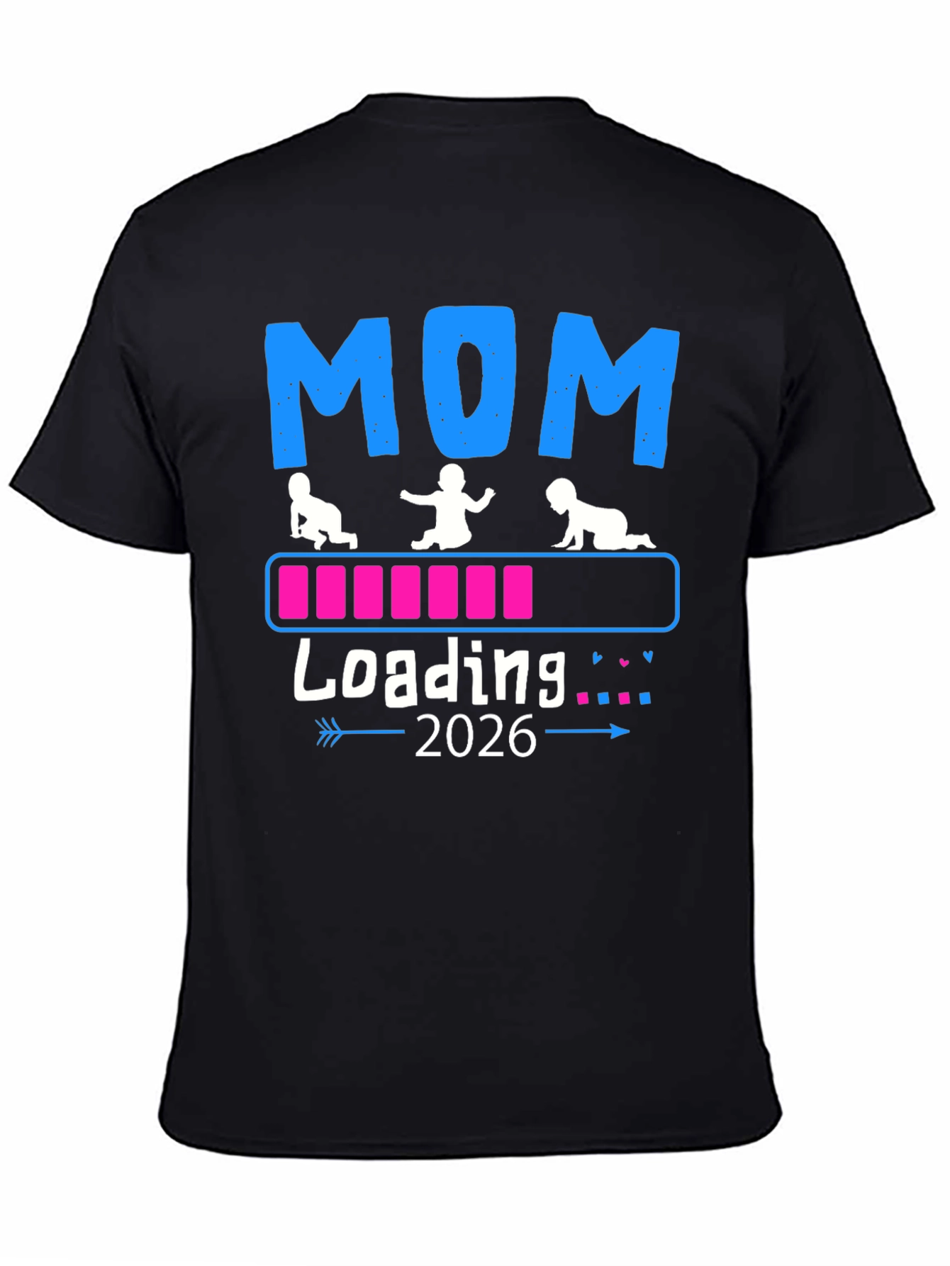 Camiseta Mamá Cargando 2026 - Anuncio de Bebé