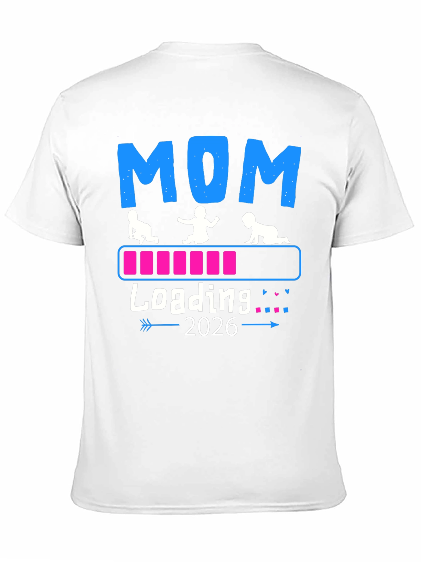 Camiseta Mamá Cargando 2026 - Anuncio de Bebé