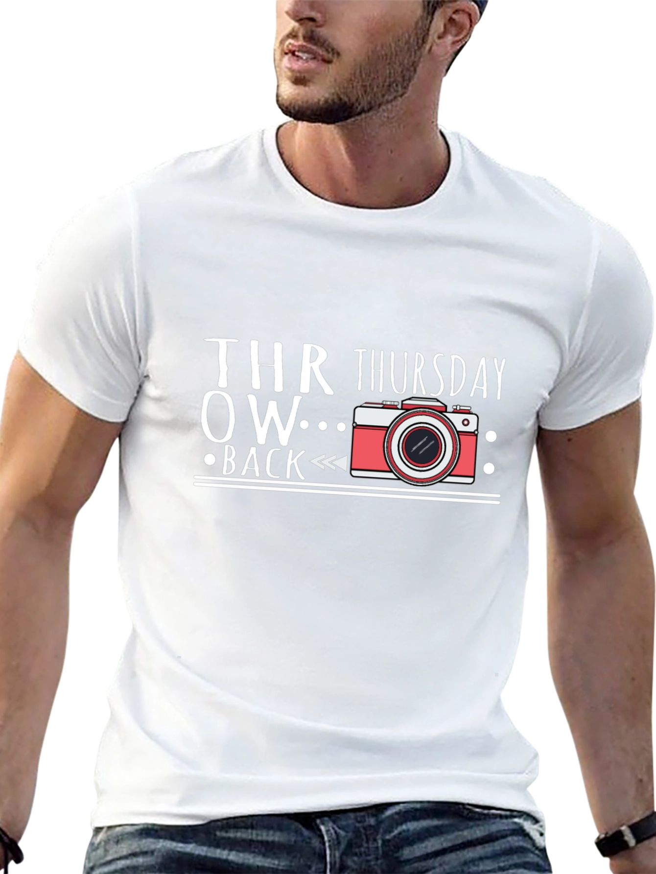 Camiseta Hombre Jueves de Antaño con Cámara Fotográfica