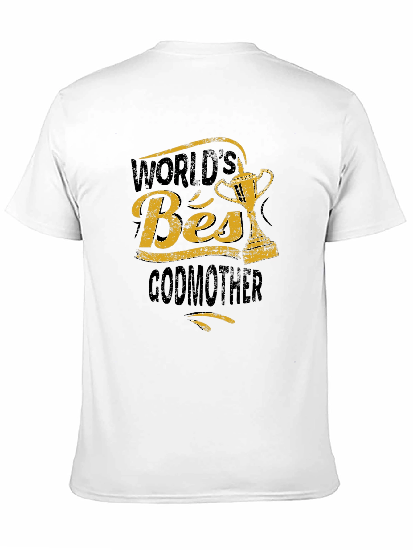 Camiseta Negra: La Mejor Madrina del Mundo