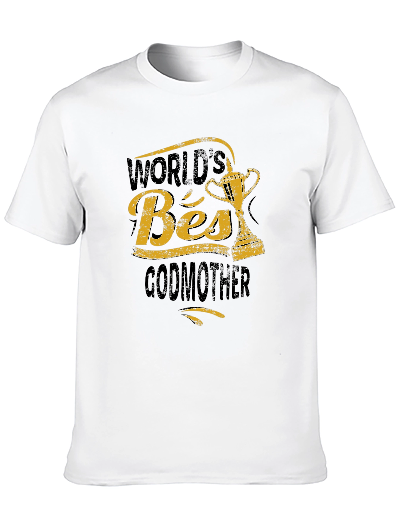 Camiseta Negra: La Mejor Madrina del Mundo