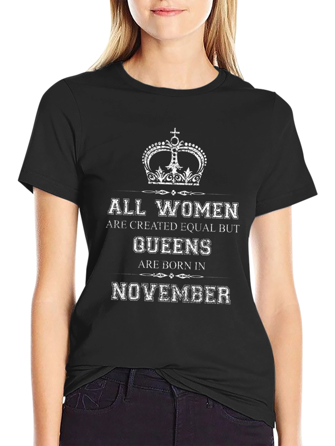 Camiseta para Mujer Nacida en Noviembre