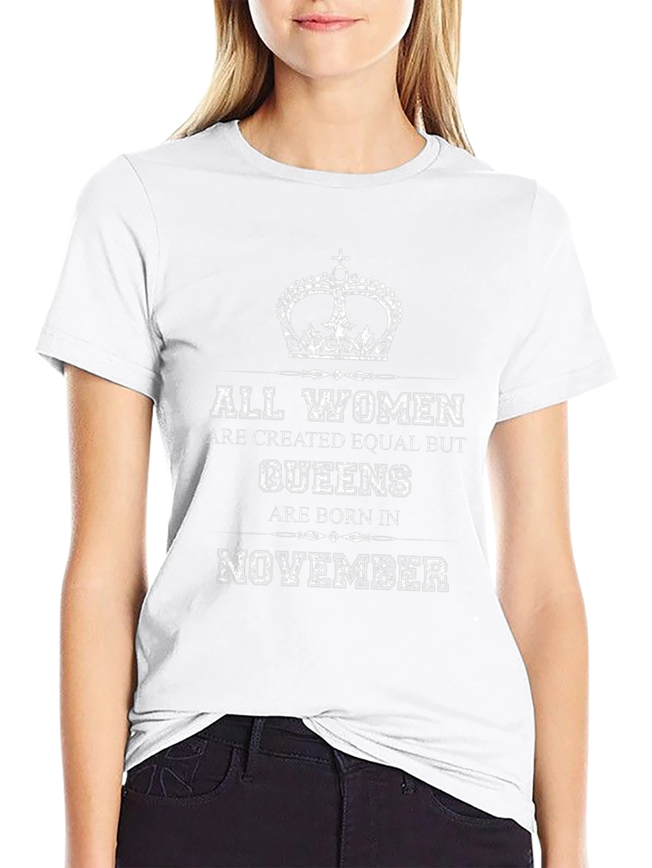 Camiseta para Mujer Nacida en Noviembre