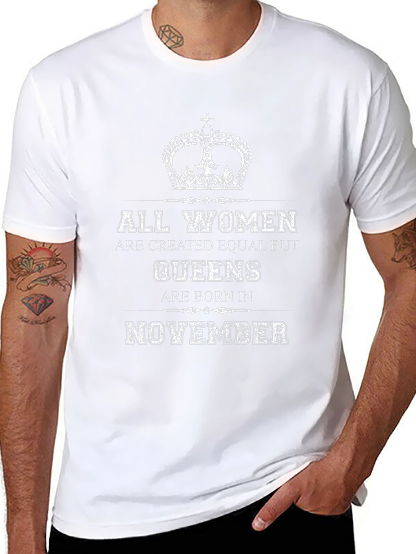 Camiseta para Mujer Nacida en Noviembre
