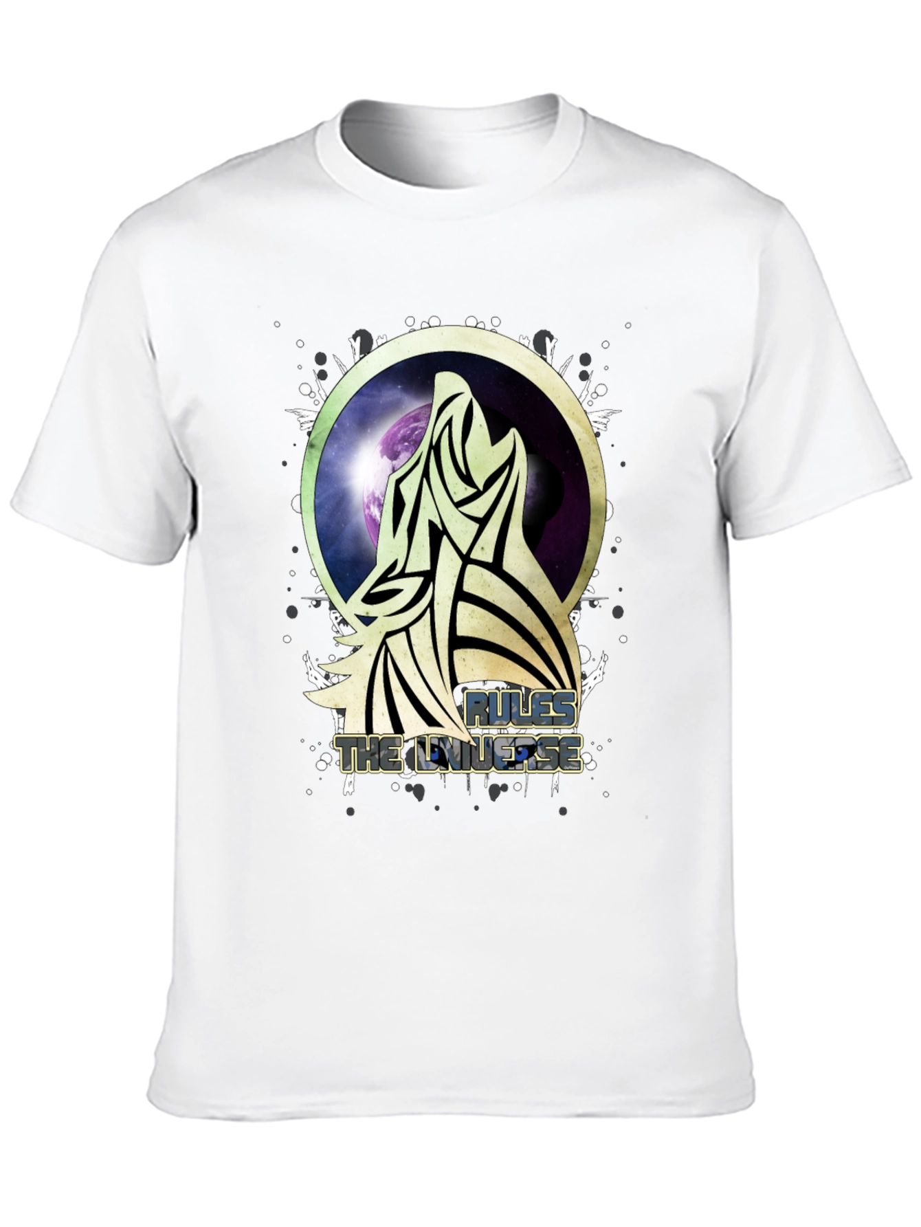 Camiseta Hombre Lobo Espacial