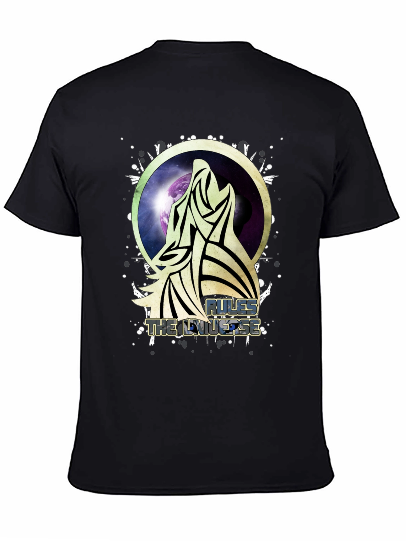 Camiseta Hombre Lobo Espacial