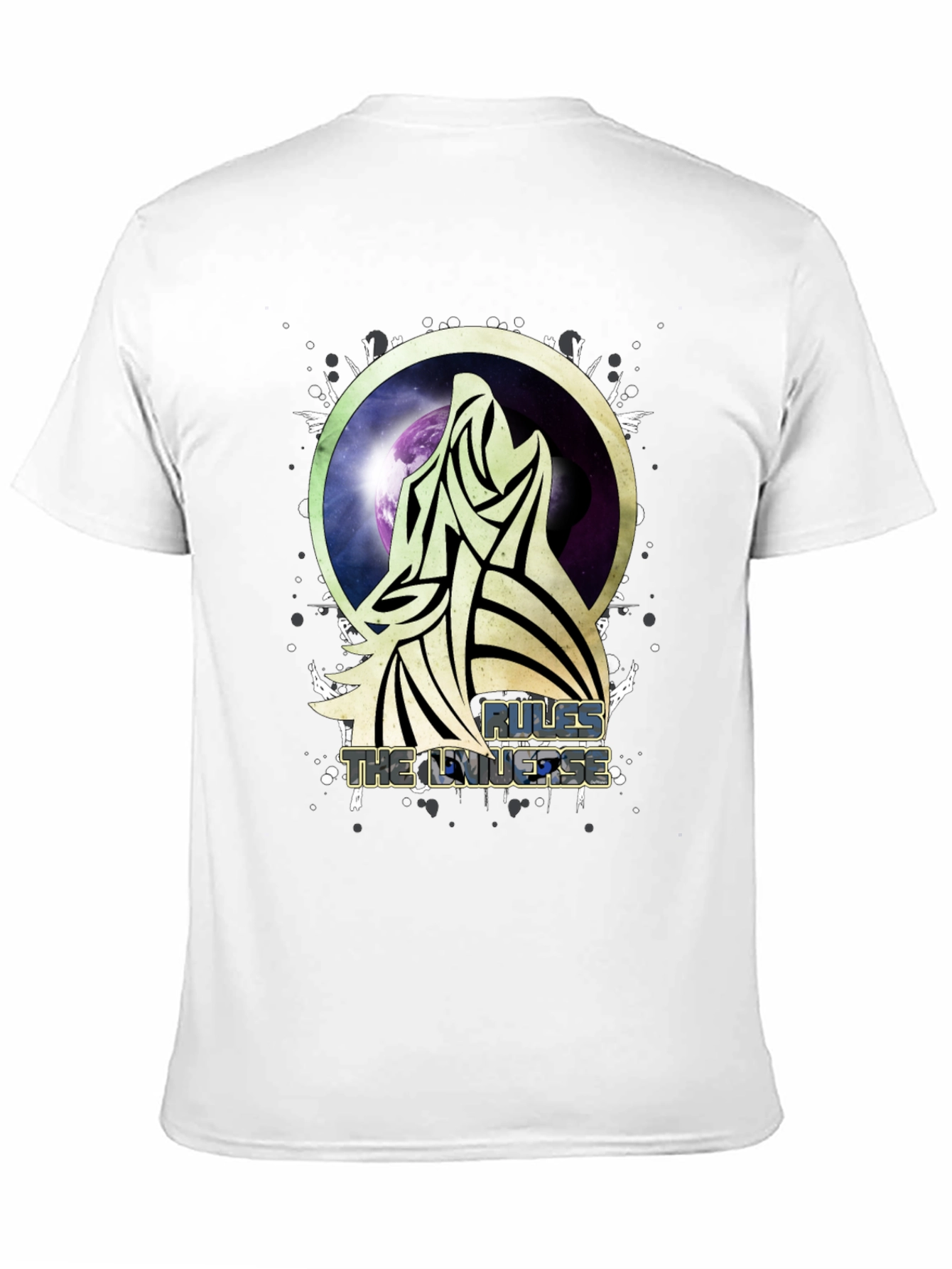 Camiseta Hombre Lobo Espacial