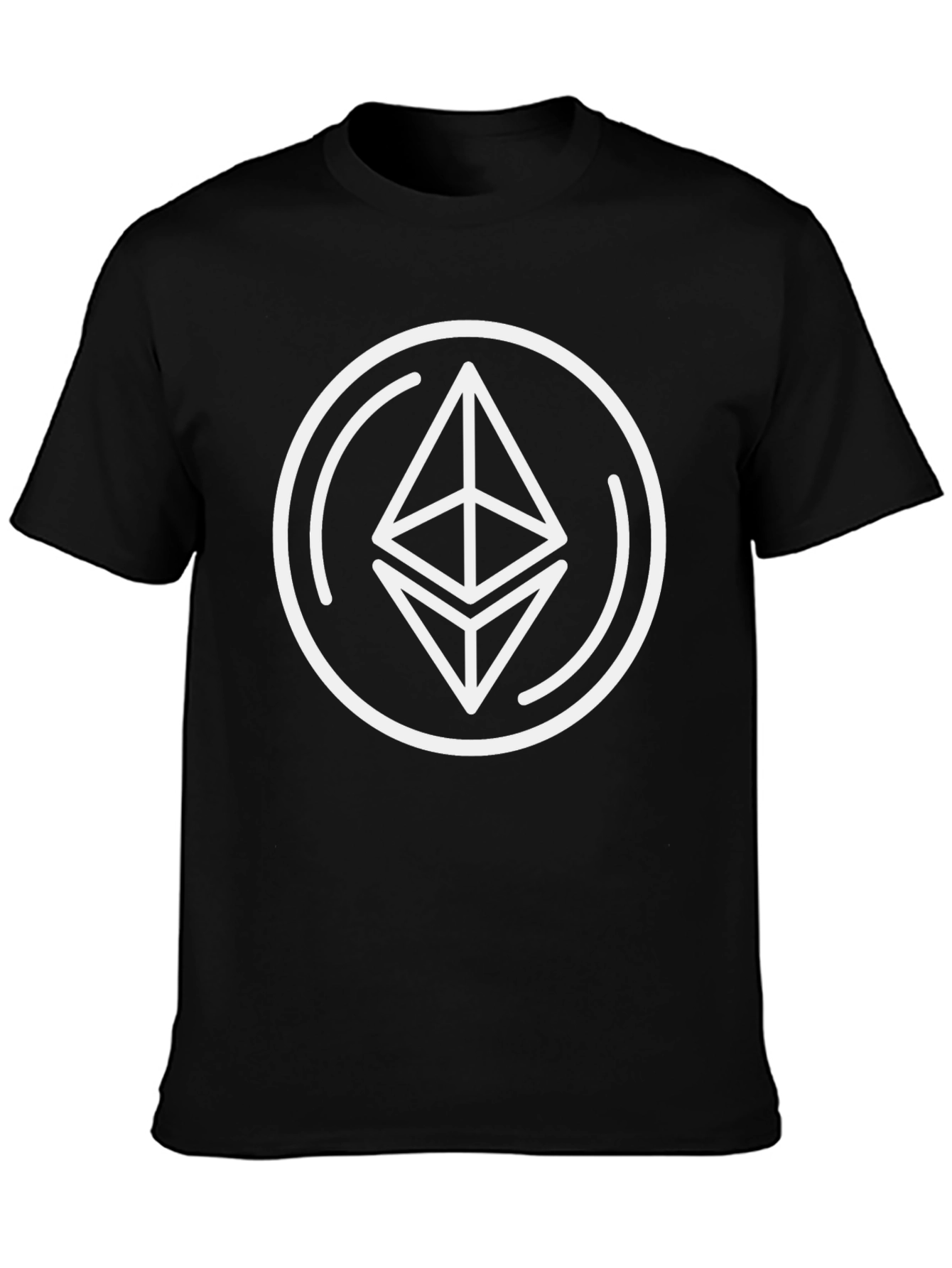 Camiseta Negra Ethereum: Crypto Estilo