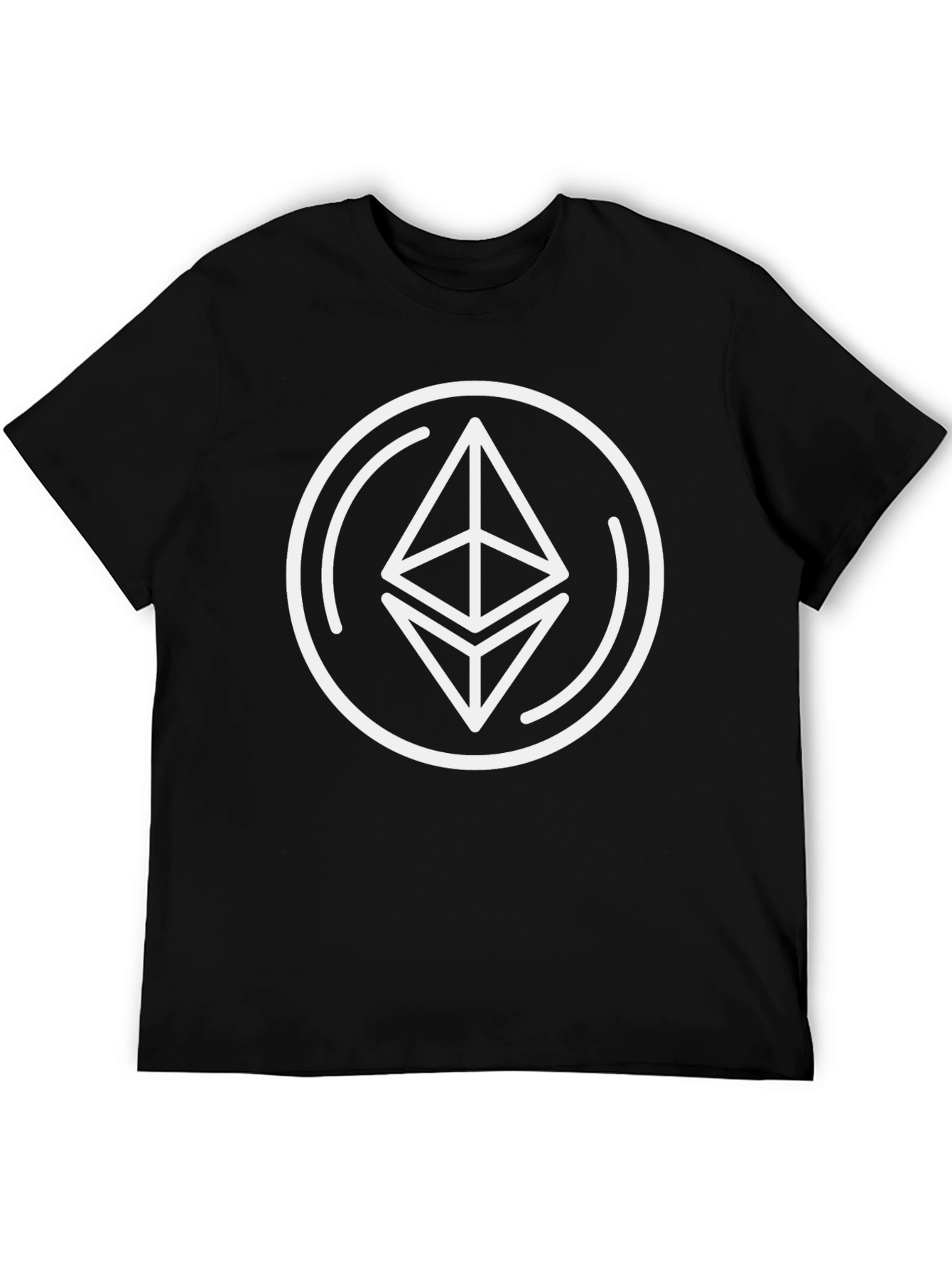 Camiseta Negra Ethereum: Crypto Estilo