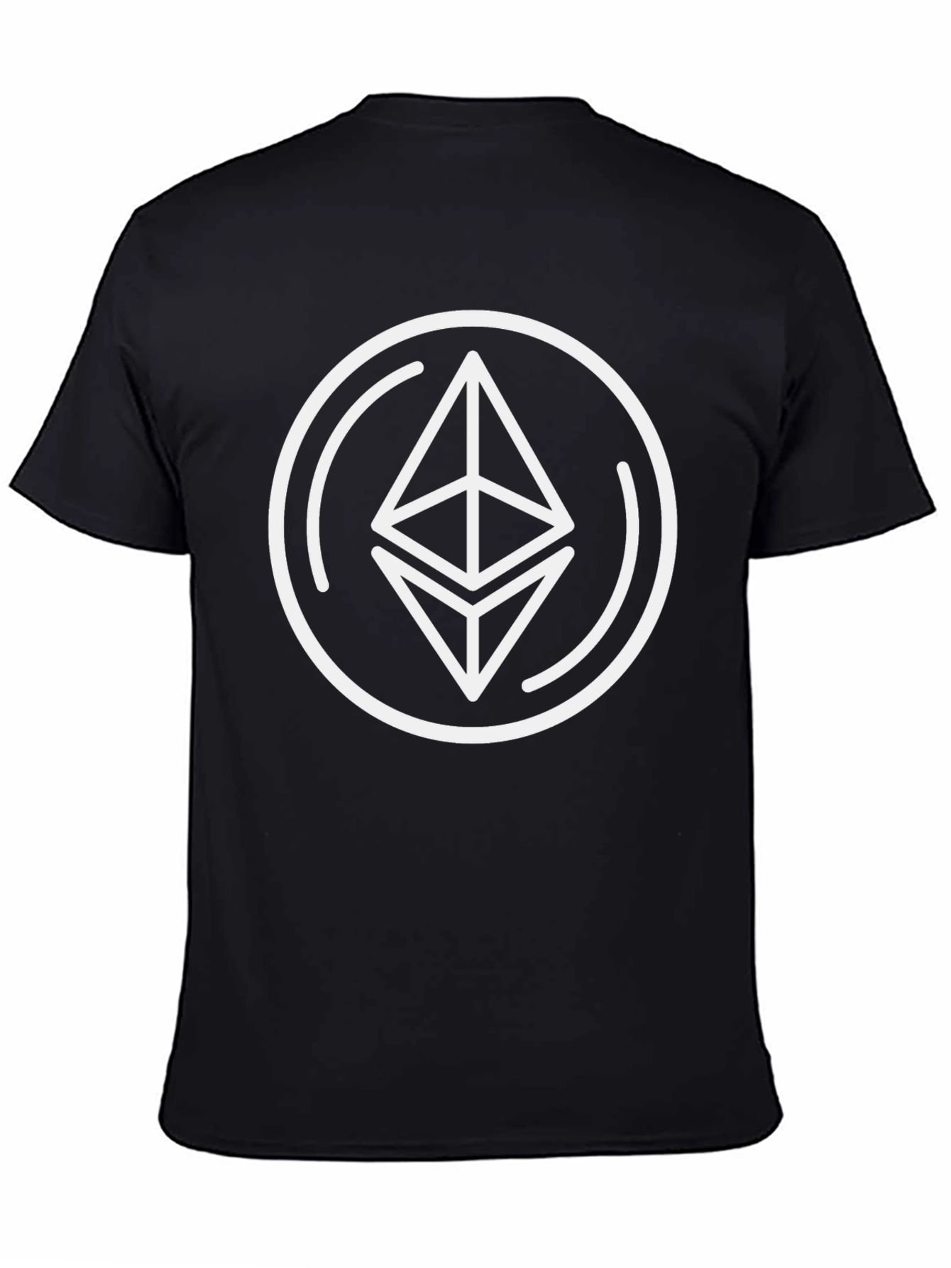 Camiseta Negra Ethereum: Crypto Estilo