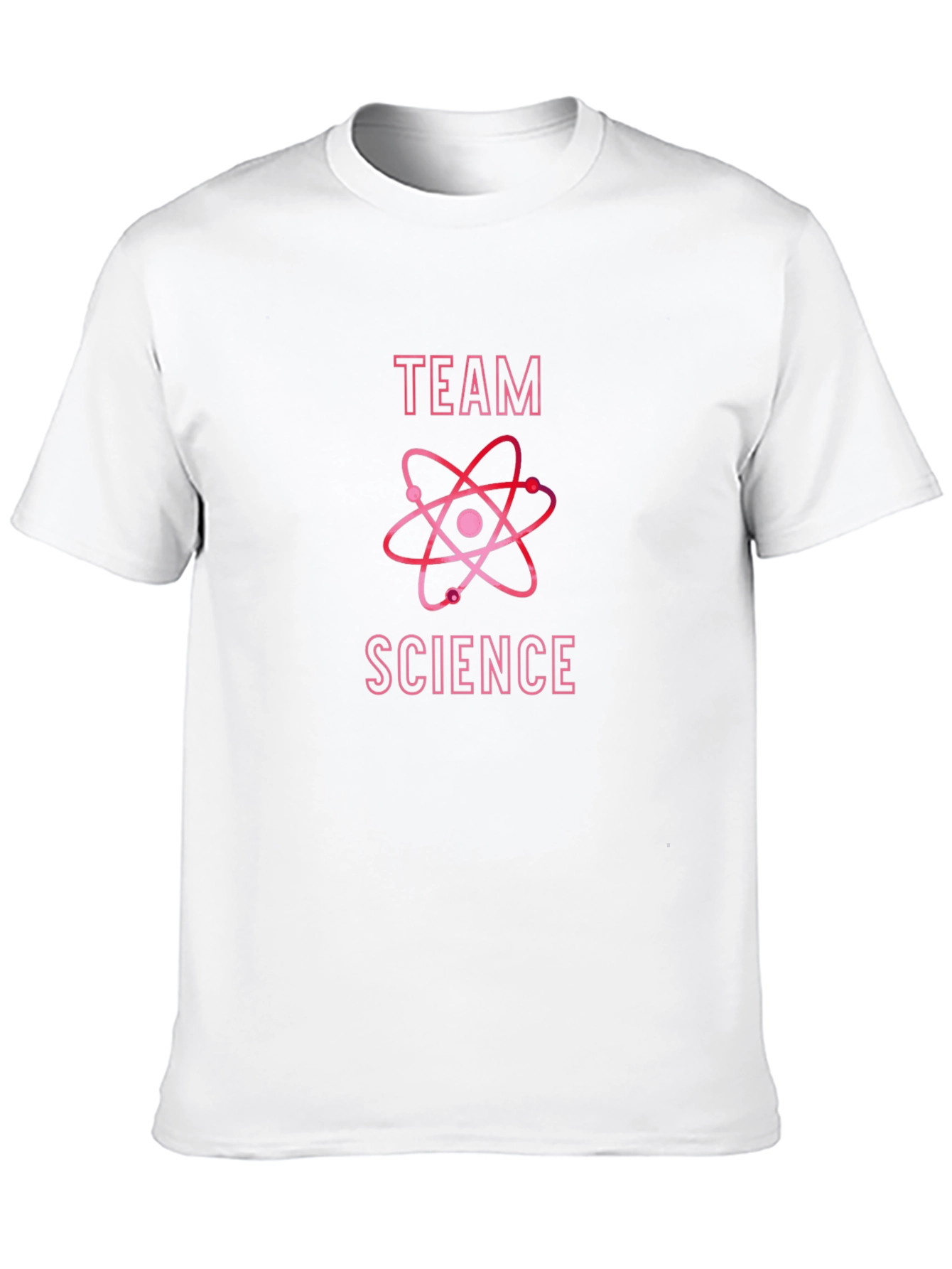Camiseta Negra Team Science Diseño Atómico