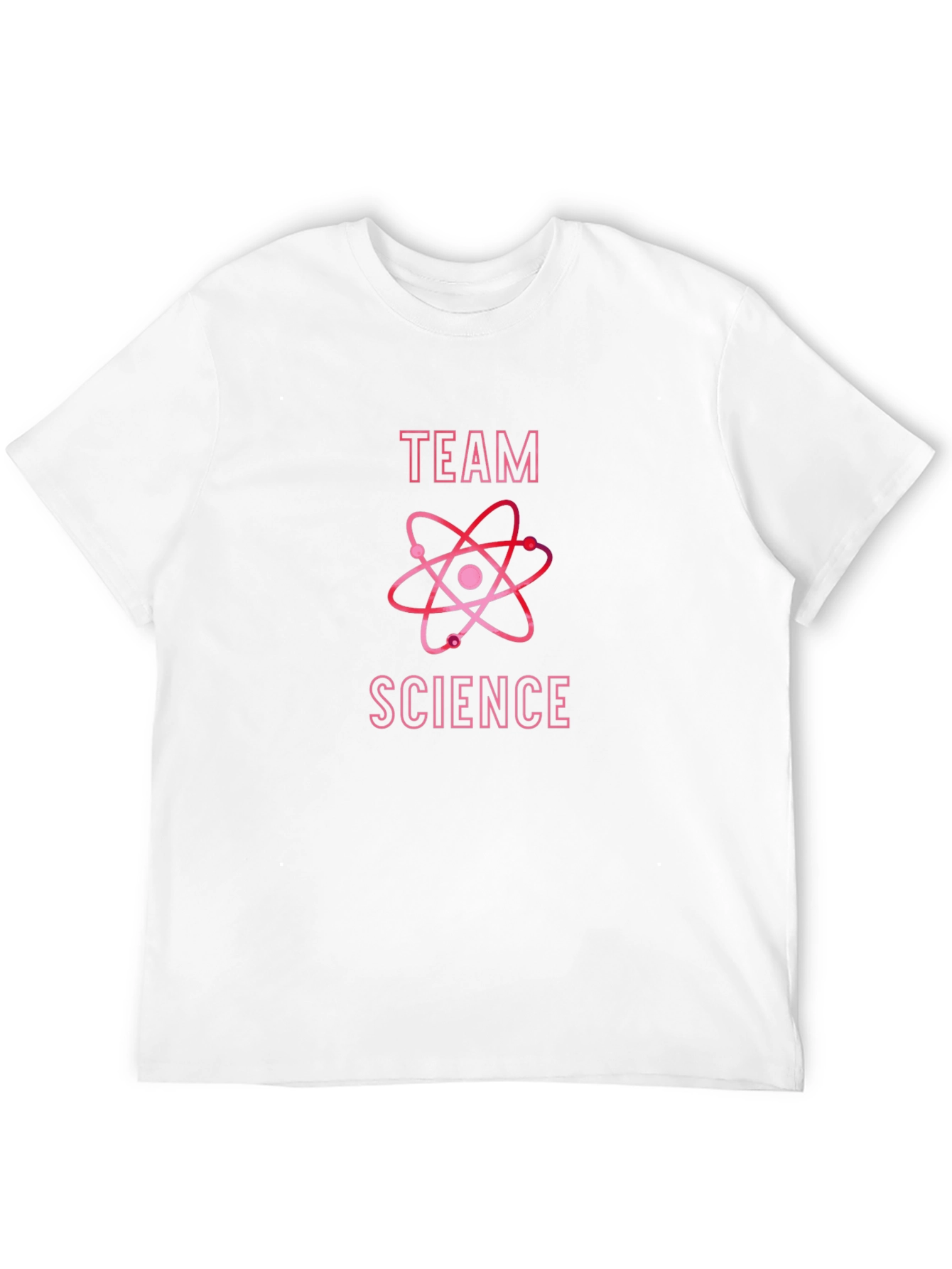 Camiseta Negra Team Science Diseño Atómico