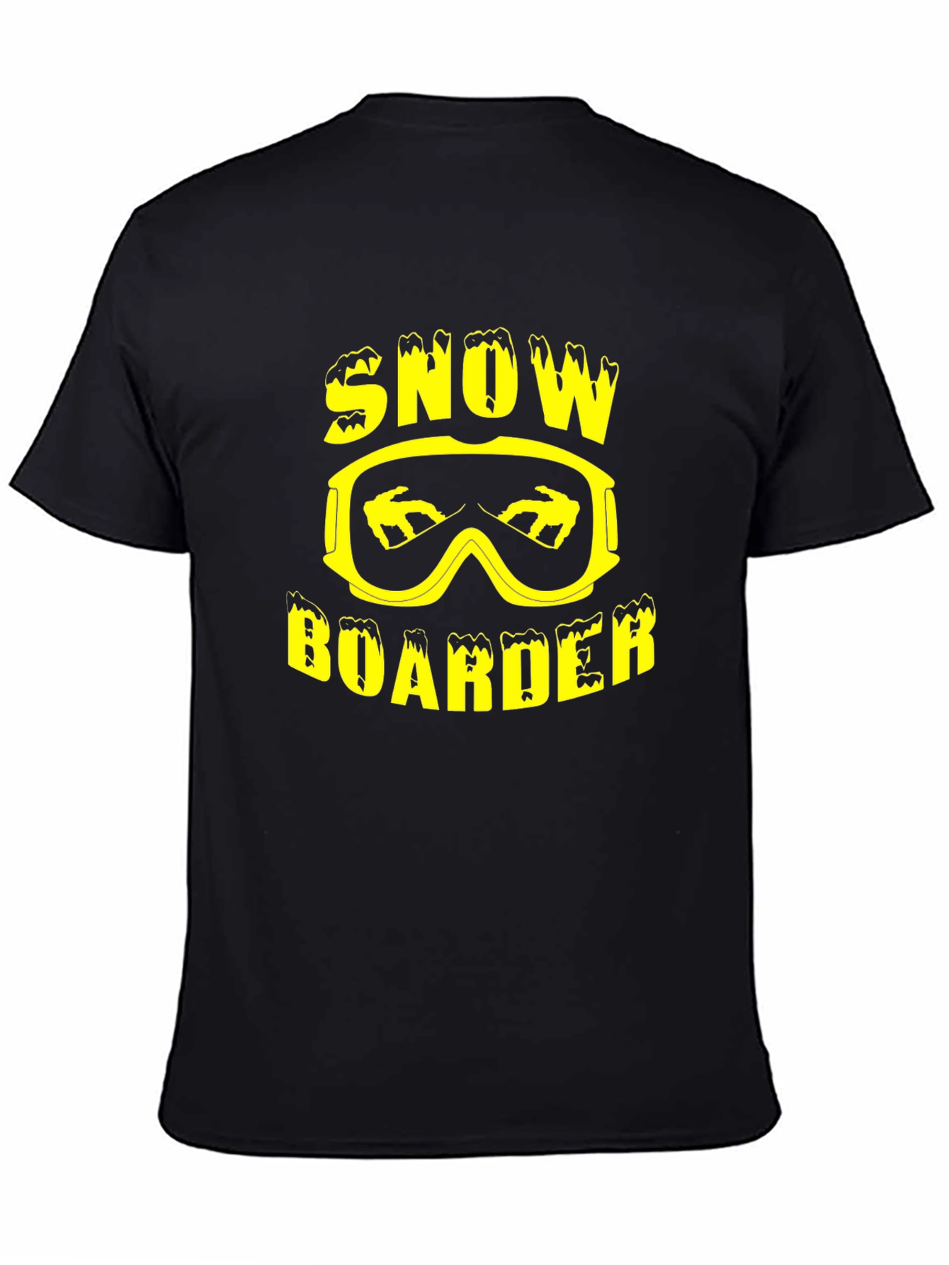 Camiseta Negra Snowboarder
