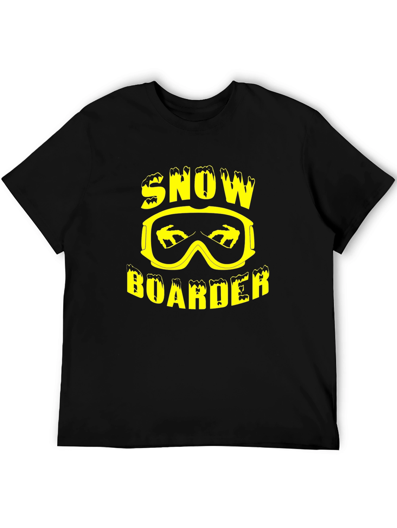Camiseta Negra Snowboarder