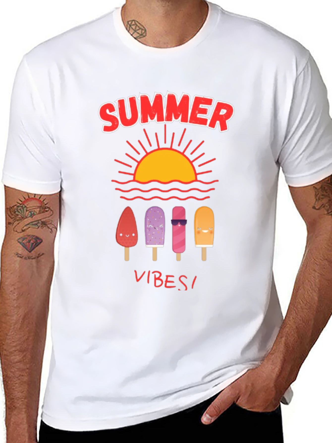 Camiseta Negra Summer Vibes