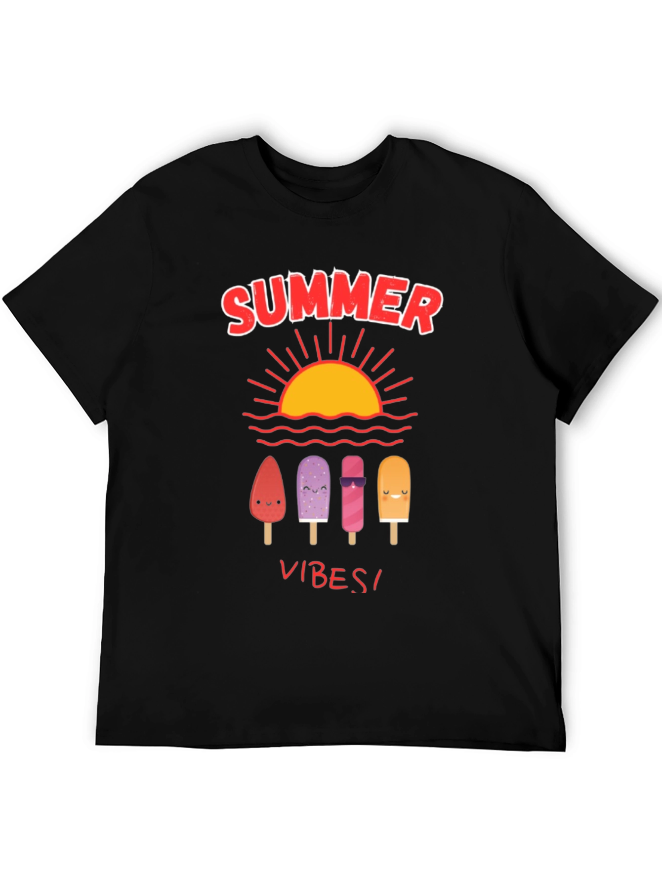Camiseta Negra Summer Vibes