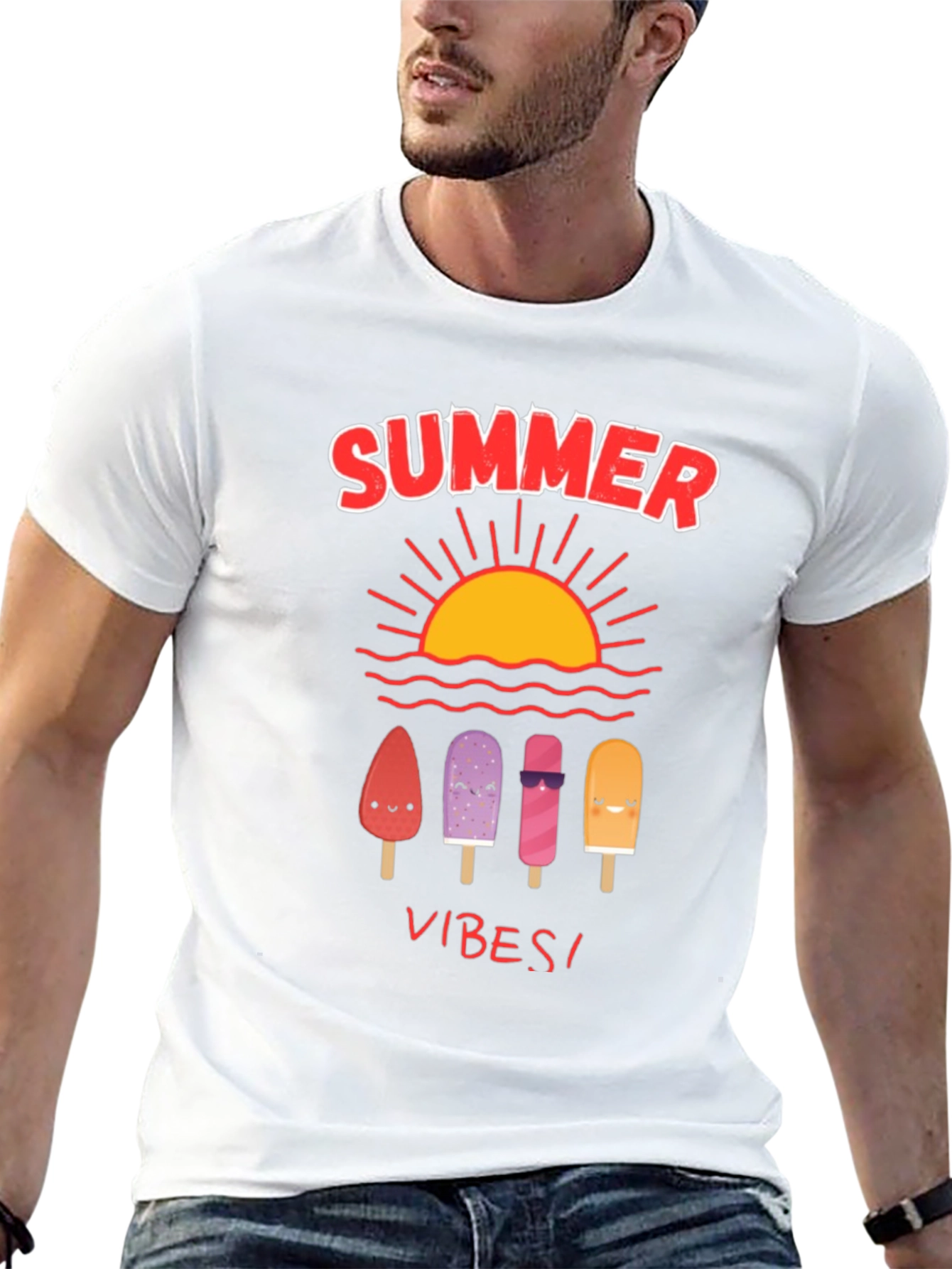 Camiseta Negra Summer Vibes