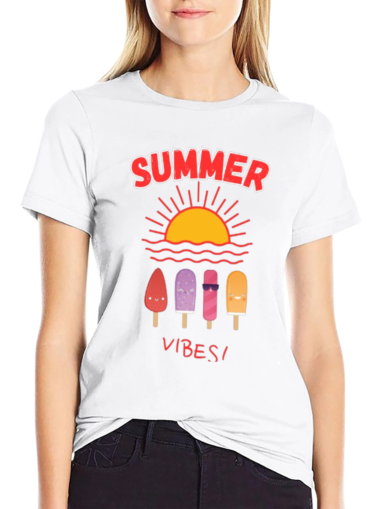 Camiseta Negra Summer Vibes