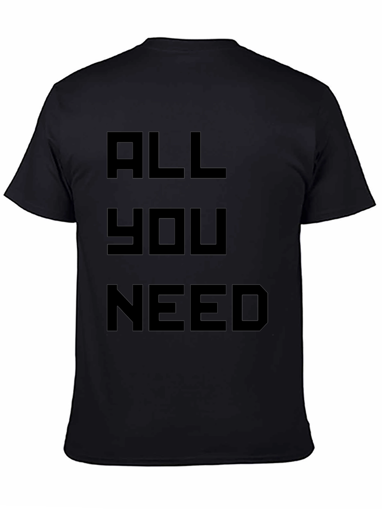 Camiseta Negra All You Need para Hombre