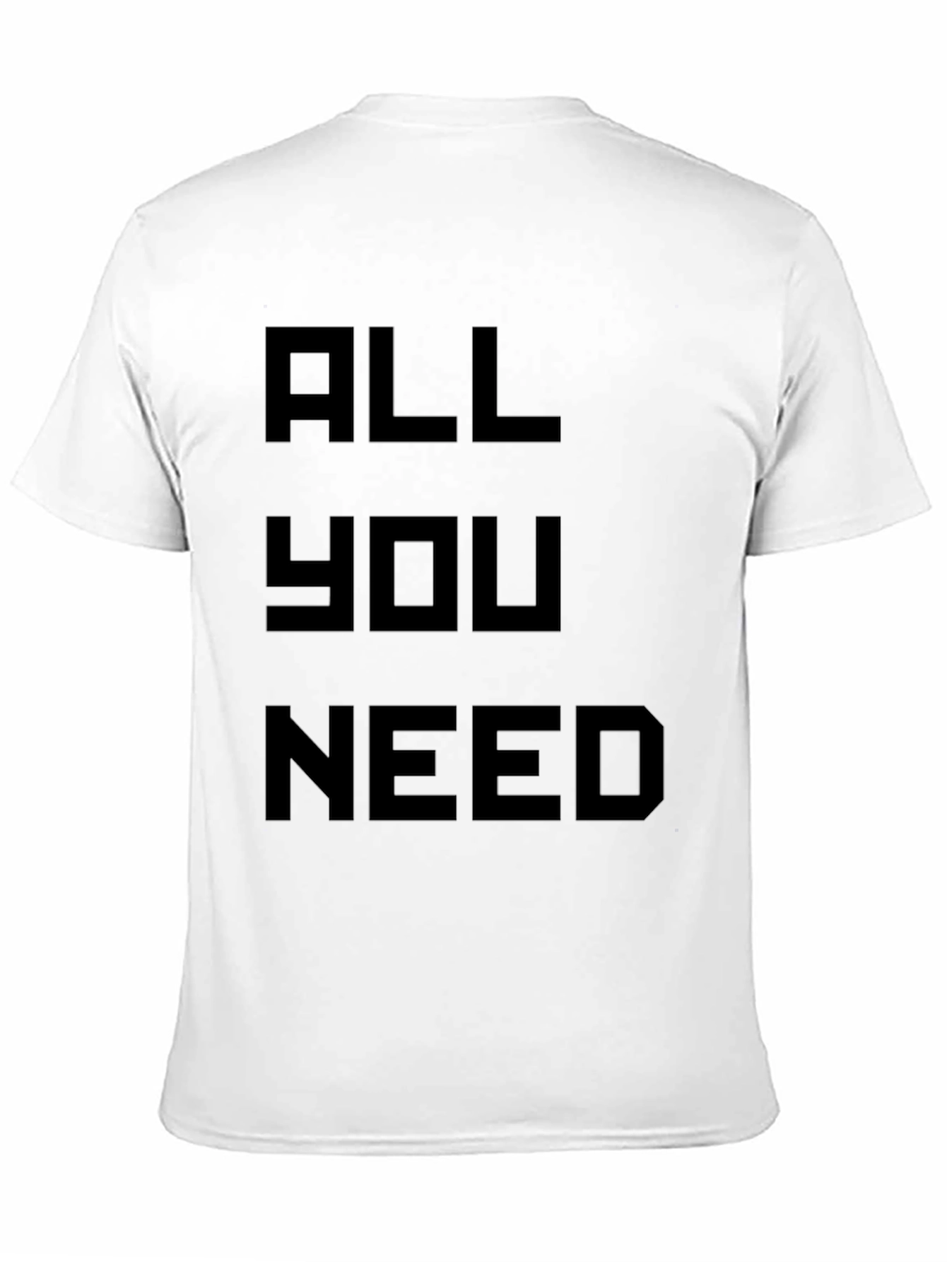 Camiseta Negra All You Need para Hombre