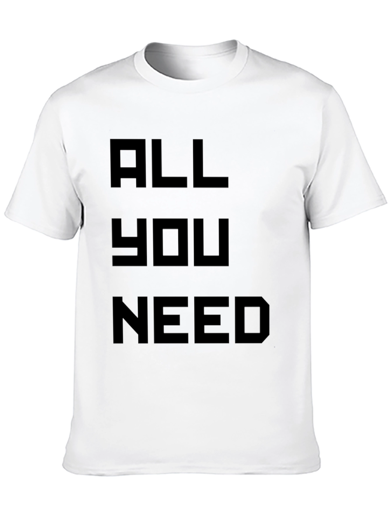 Camiseta Negra All You Need para Hombre