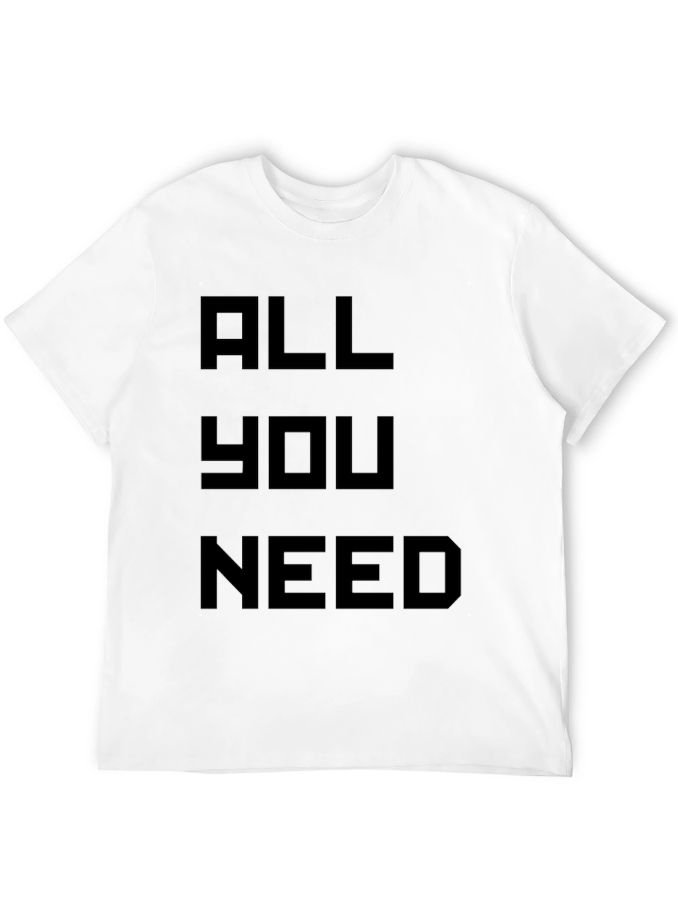 Camiseta Negra All You Need para Hombre