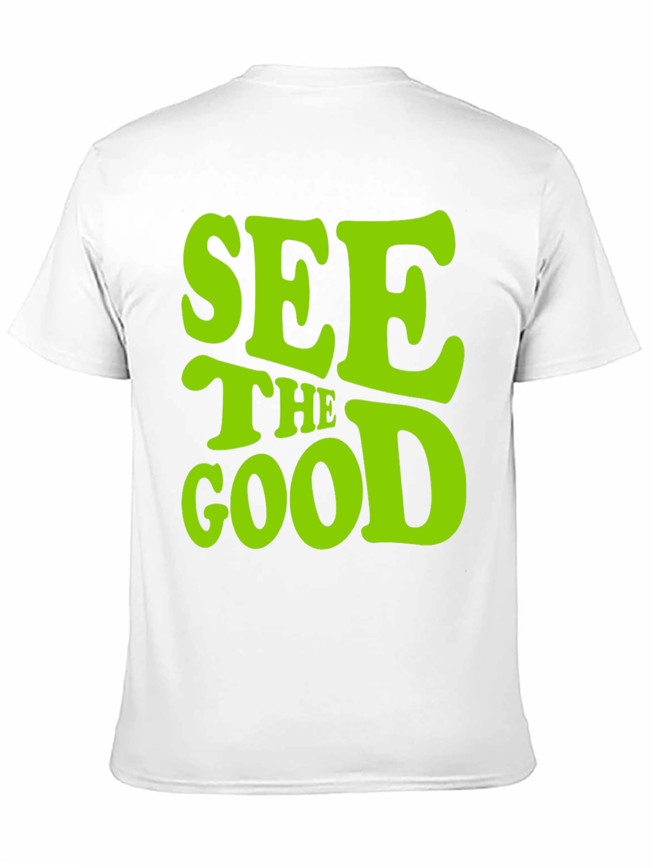 Camiseta Negra - Mensaje Positivo See the Good