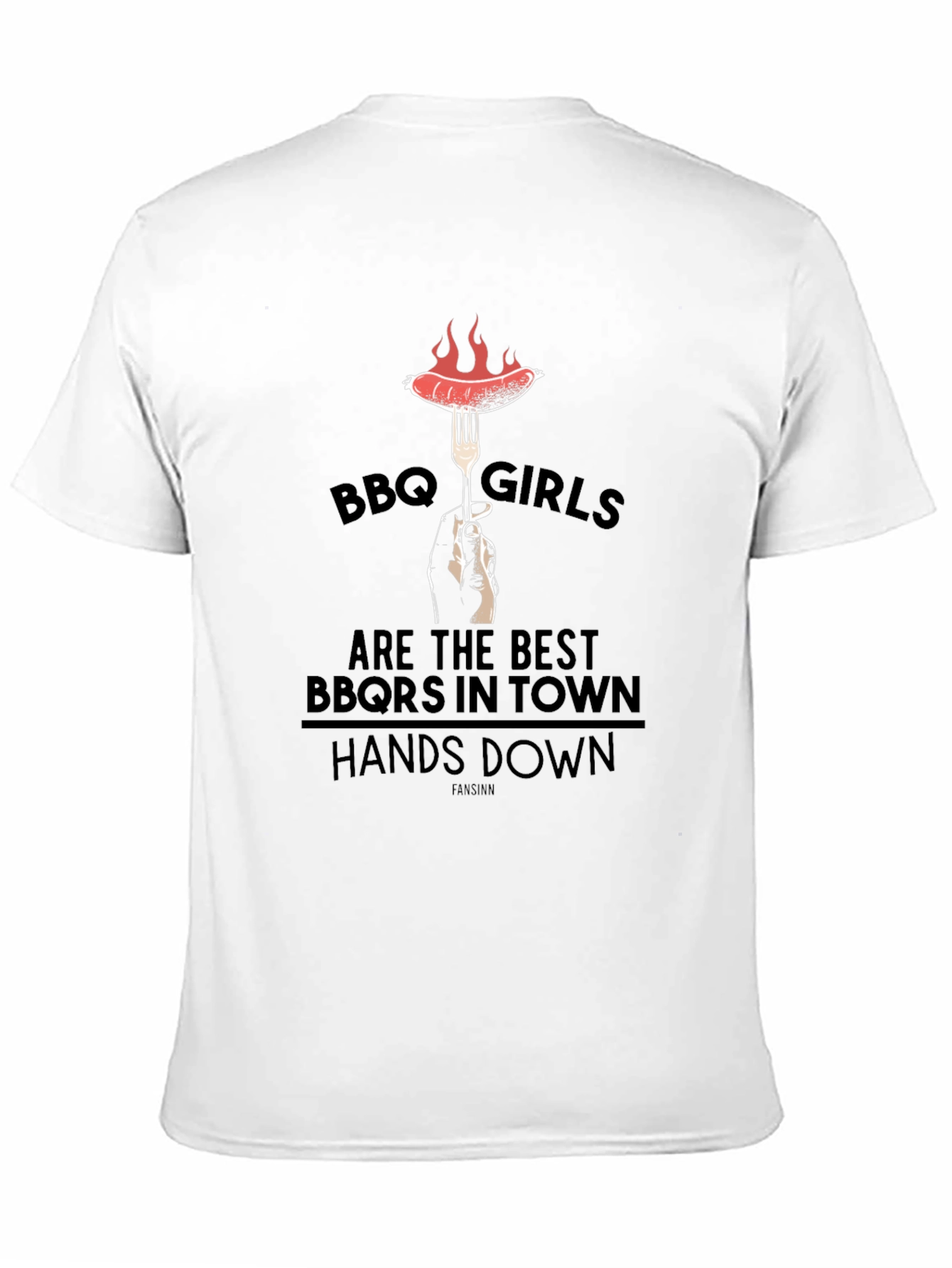 Camiseta Negra BBQ Girls: Asadoras Top