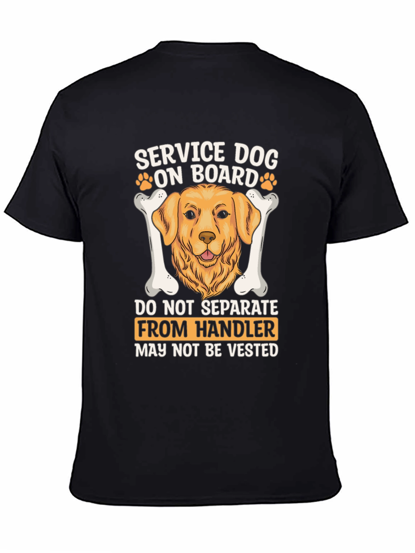 Camiseta Perro de Servicio a Bordo