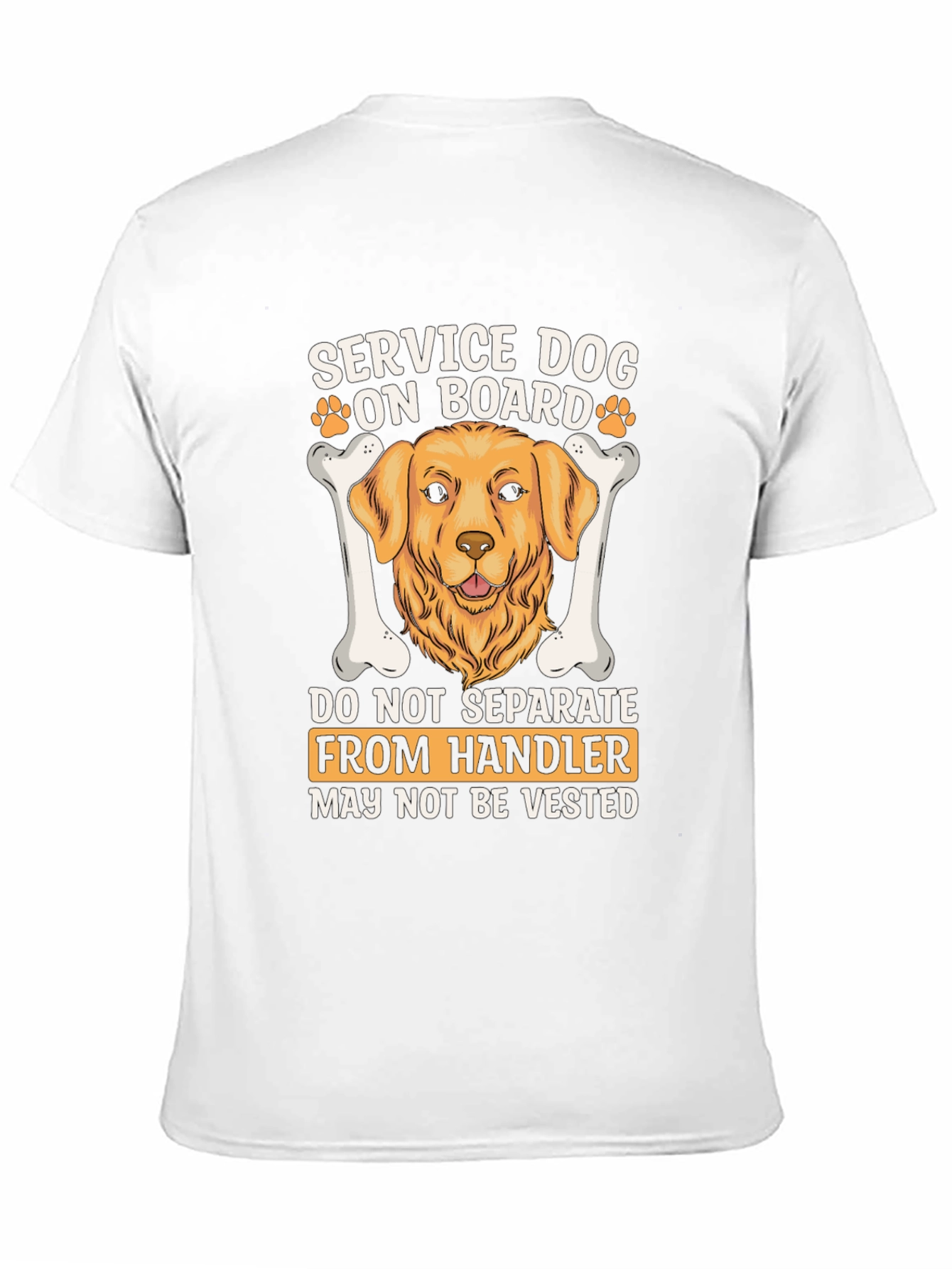 Camiseta Perro de Servicio a Bordo