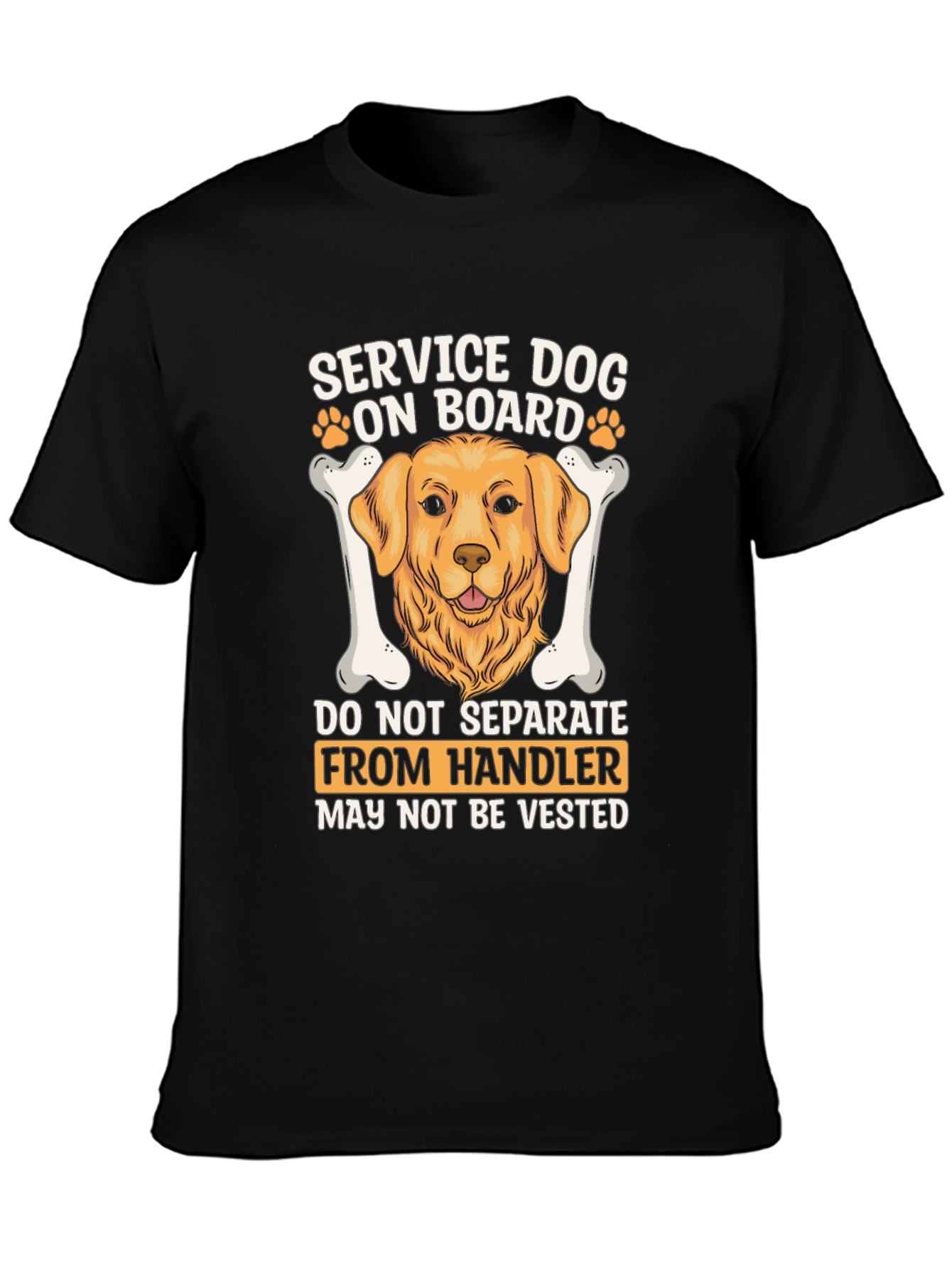 Camiseta Perro de Servicio a Bordo