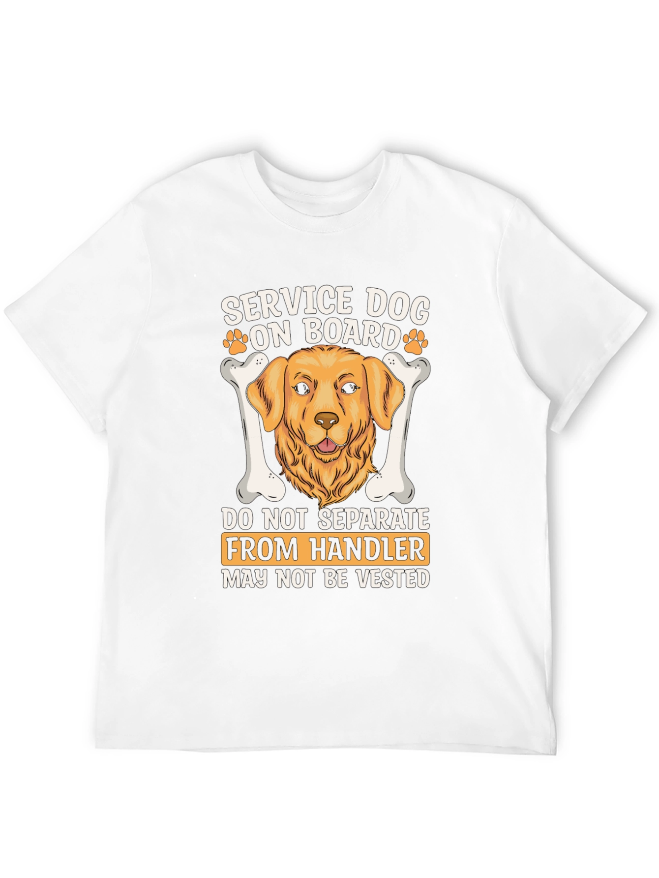 Camiseta Perro de Servicio a Bordo