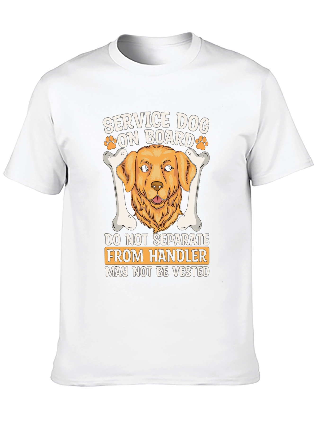 Camiseta Perro de Servicio a Bordo