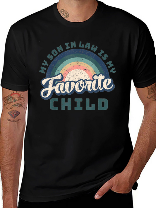 Camiseta Hombre Mi Yerno es mi Hijo Favorito
