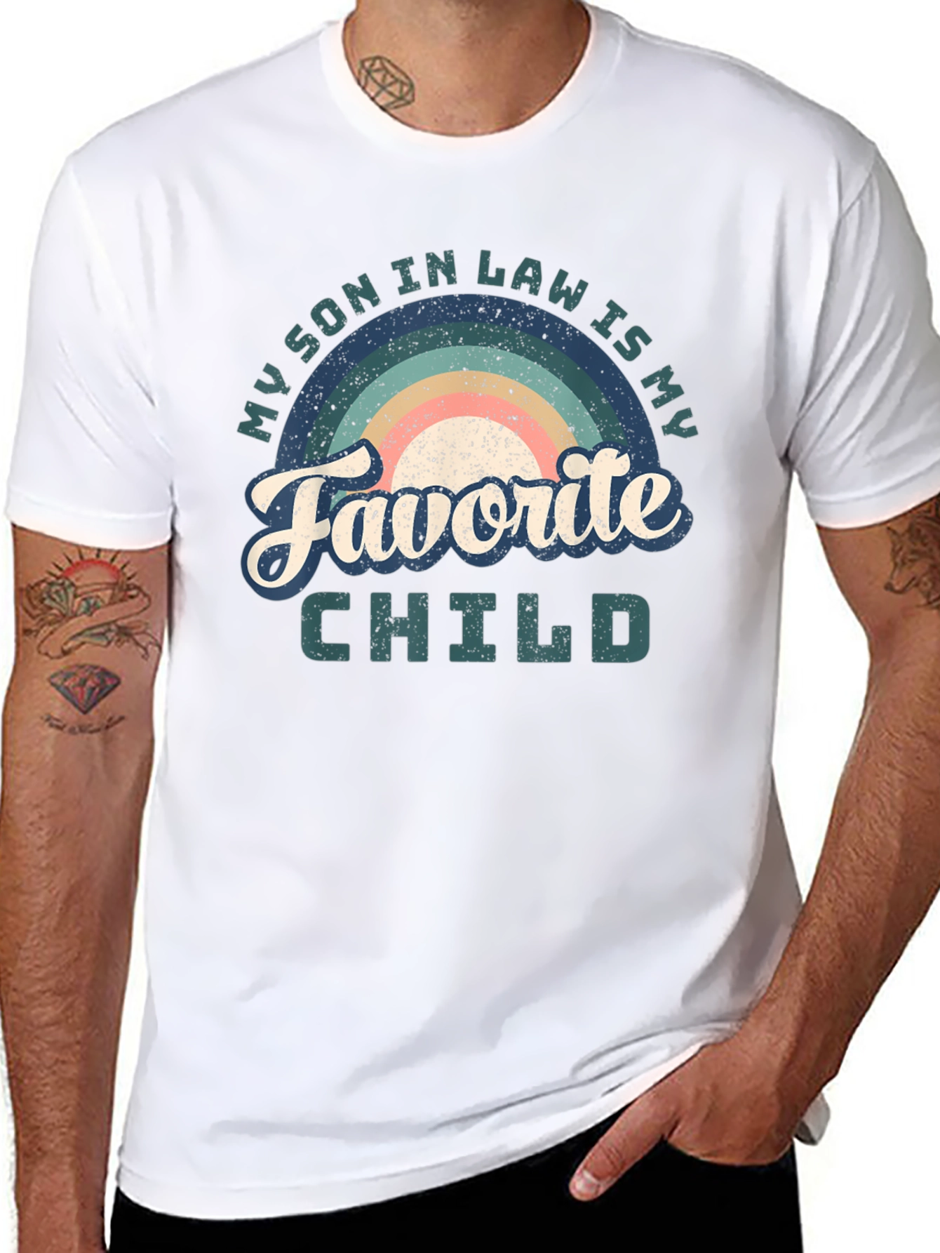 Camiseta Hombre Mi Yerno es mi Hijo Favorito