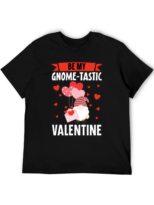 Camiseta Negra Be My Gnome-Tastic Valentine