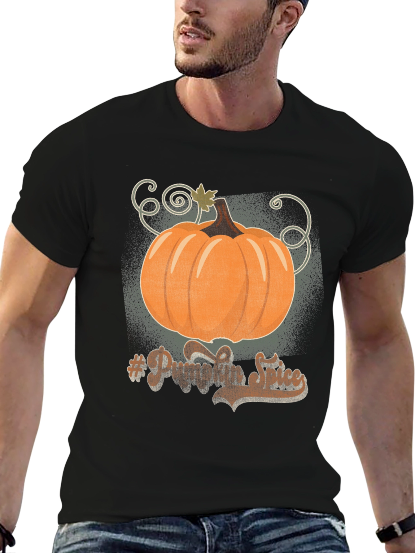 Camiseta #Pumpkin Spice Otoñal