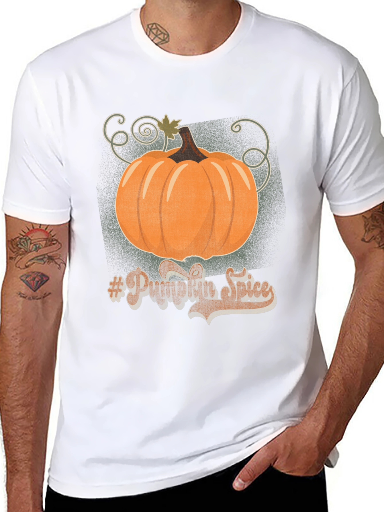 Camiseta #Pumpkin Spice Otoñal