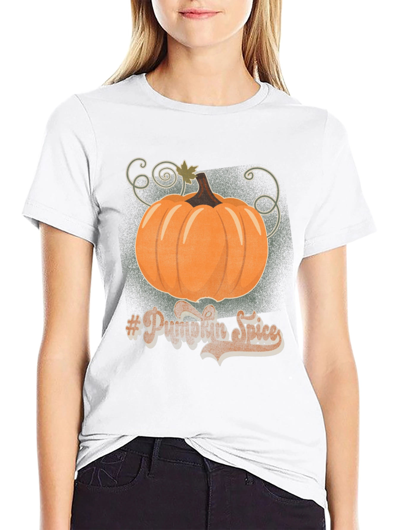 Camiseta #Pumpkin Spice Otoñal